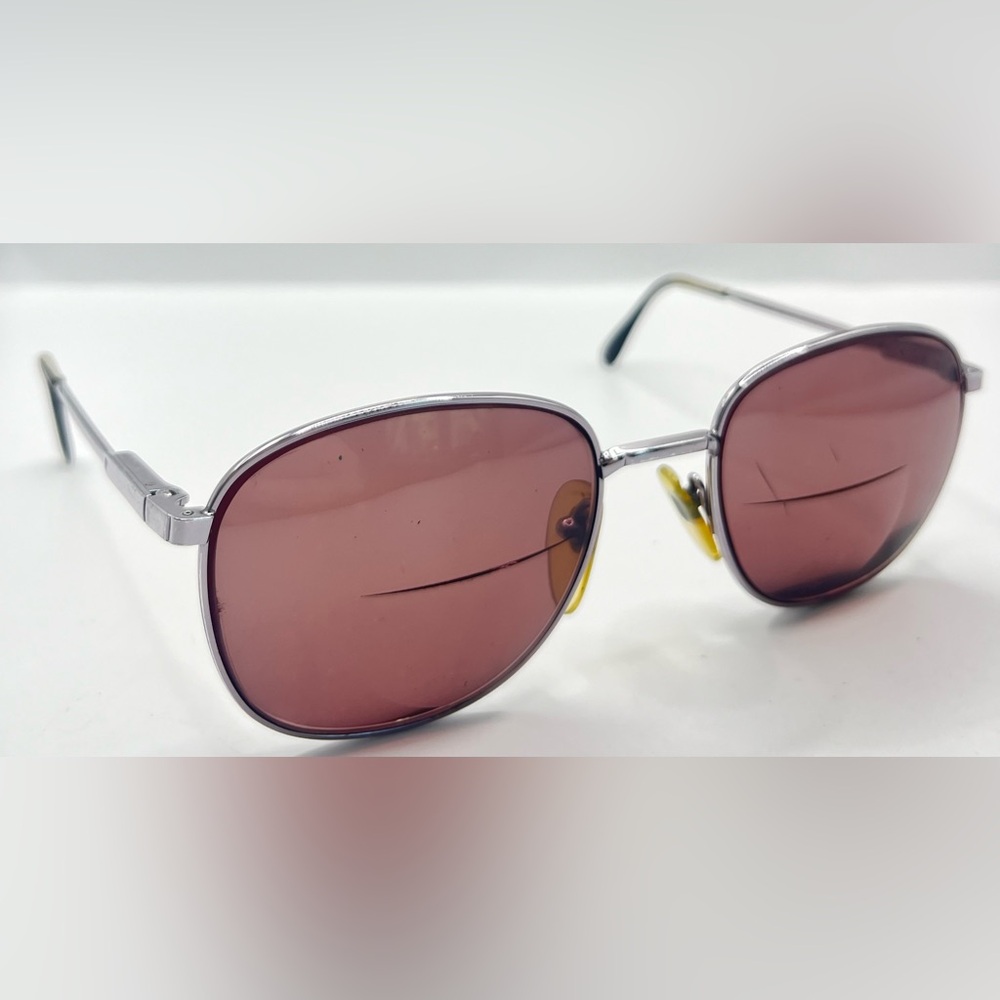 Vintage LAMY Throphy Gunmetal Oval Sunglasses Frames Only